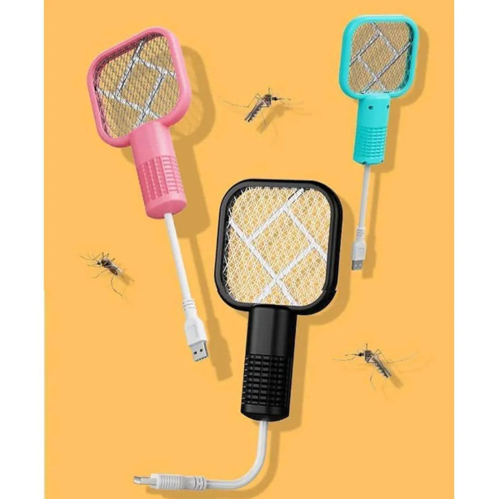 2-in-1 Mosquito Killer Racket & Lamp – USB Rechargeable & Chemical-Free!